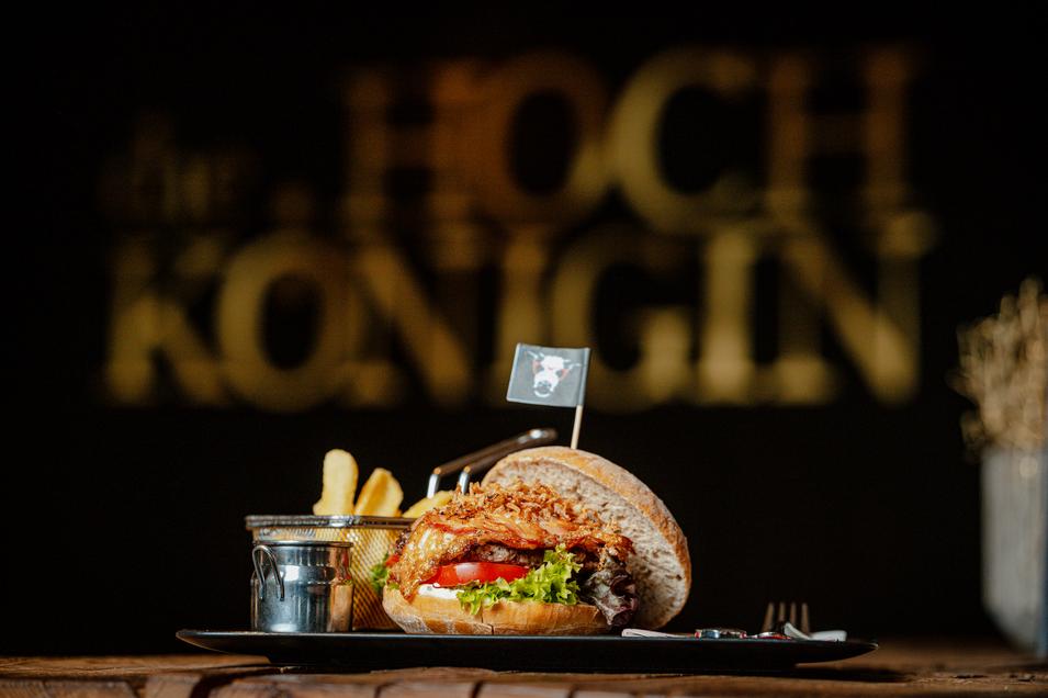 Der Charity-Burger in der DENGL ALM