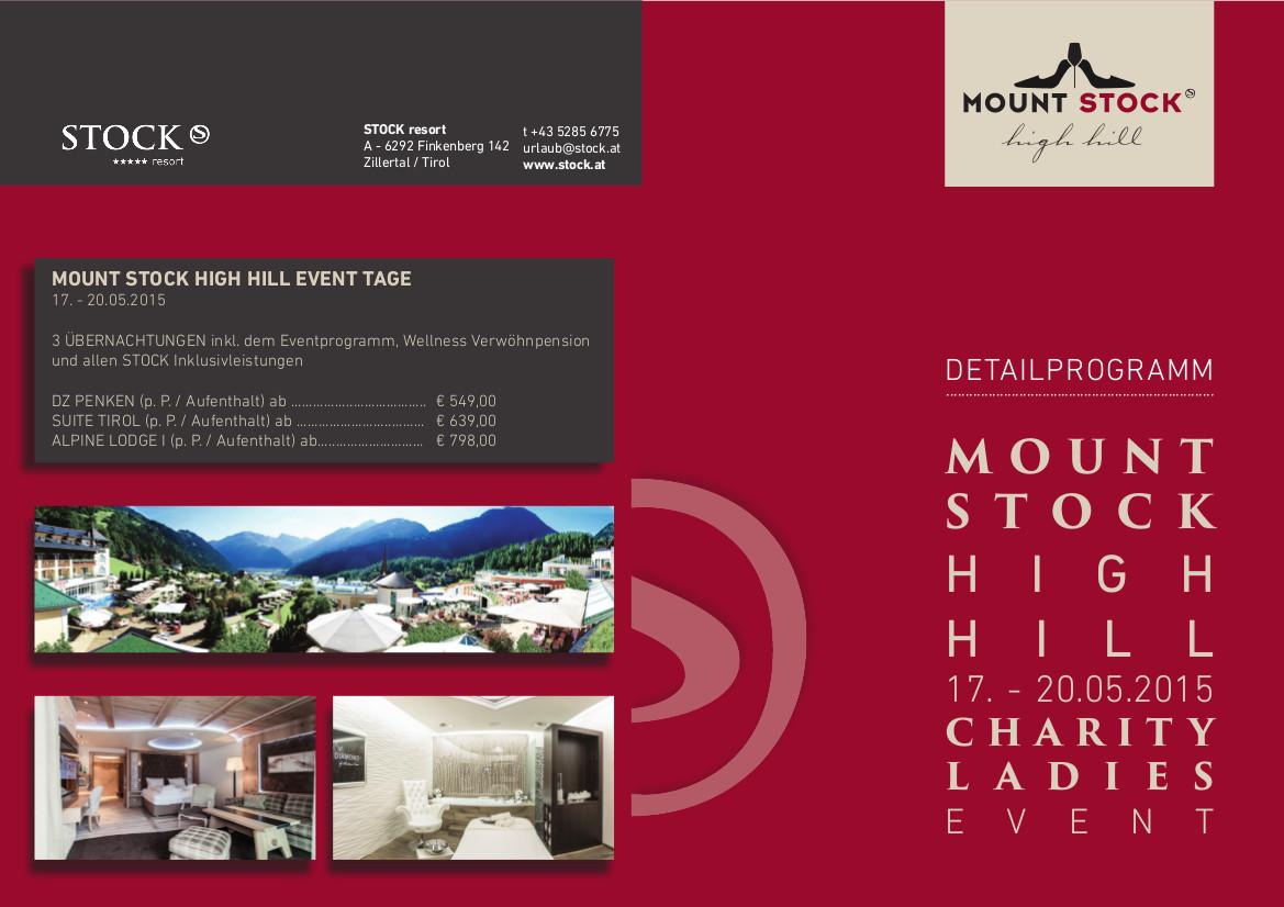 Mount Stock High Hill - Charity Event Flyer