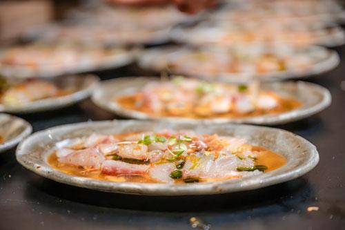 Das Doraden Sashimi