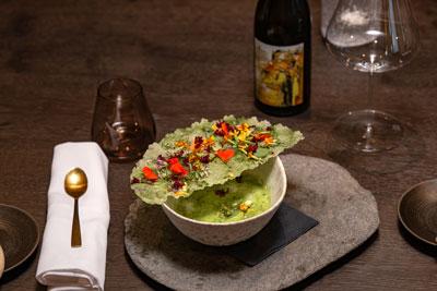 Die Kräuterschaumsuppe